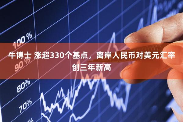 牛博士 涨超330个基点，离岸人民币对美元汇率创三年新高