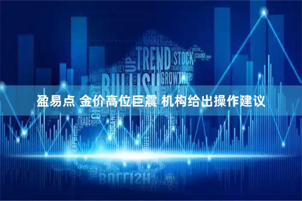 盈易点 金价高位巨震 机构给出操作建议