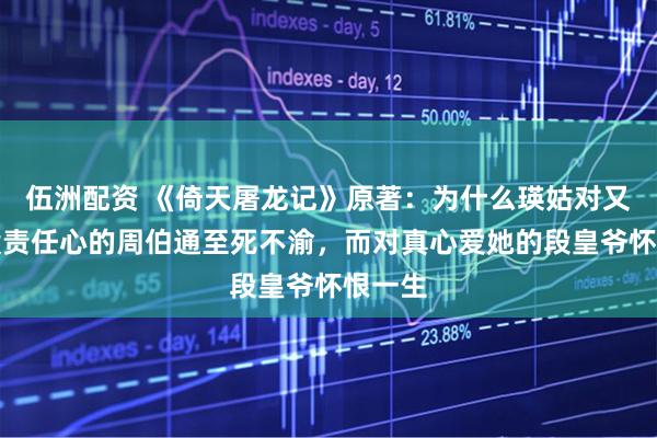 伍洲配资 《倚天屠龙记》原著：为什么瑛姑对又丑又没责任心的周伯通至死不渝，而对真心爱她的段皇爷怀恨一生
