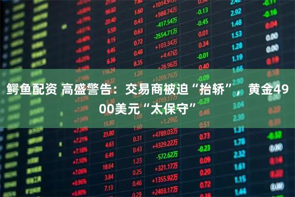鳄鱼配资 高盛警告：交易商被迫“抬轿”，黄金4900美元“太保守”